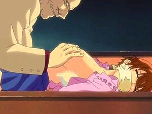 Geiler Hentai-Typ spielt mit Titten