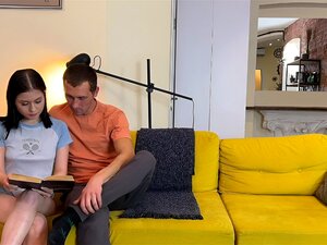 Onze meiden hebben ons geblinddoekt en van plaats gewisseld - Swinger