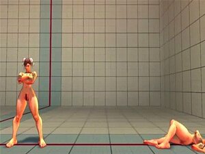 SSF4 AE - Chun-Li Nacktmod Intro- und Siegesszene und Spiegelspiel