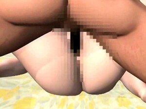 Großbusige brünette Hentai verschraubt. Großbusige brüntte Hentai