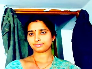 Slimme Indiase Telugu tante's pijpbeurt en neukclip
