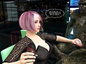 3D сисата риба групно јебана од стране