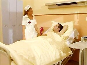 Het sjuksköterska tillfredsställer patient