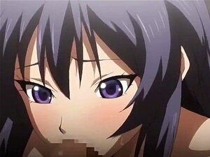 Schöne Anime-Stiefschwester schluckt Sperma