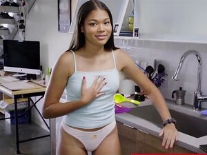 Heet Zwart Stiefzus Disciplining Haar Mysogynistic Stepbro