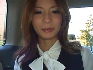 Beste Japanse model Shiori Ayase in een geile secretaresse, Car JAV