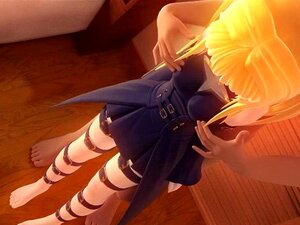 Blonde 3D-Süße