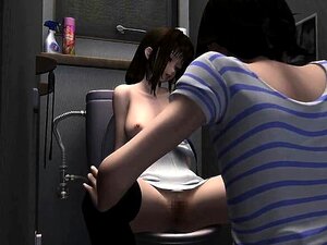 Unsere 3D Futanari gibt alles und kommt hart in nasse Muschis! Lass