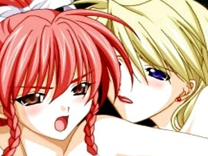 Anime-Lesben reiben sich ihre Muschis