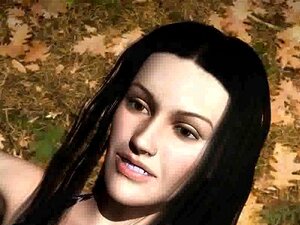 Секси 3D бринета коју јебе вампир