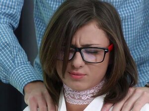 seksikäs tuore tyttö Sandra Wellness ottaa kyrpää, kiimainen