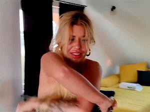 Urlaubsvideo aus der Hütte am See Polnisches Truu-Paar