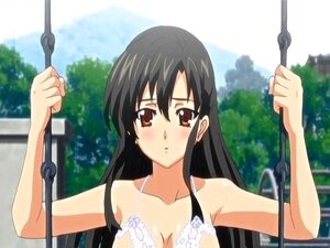 Hentai-Schülerin wird draußen gangbangt