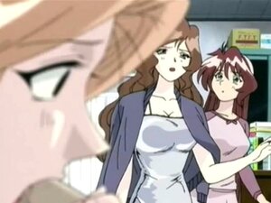 Japanisches Hentai fingert sich selbst die Muschi und lutscht Schwanz