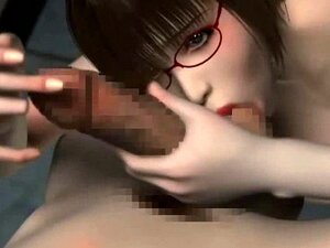 Sexy Anime-Schlampe bekommt den Mund gefüllt. Sexy Anime-Schlampe