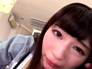 Großartige Nahaufnahme in japanischer Süßer Blowjob POV