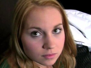 FakeAgent Unschuldige Blondine mit süßen Augen wird dazu verleitet,