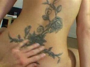 Superhete lapdance show door getatoeëerde tsjechische chick