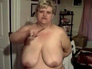 Kolla min MILF - BBW mormor MILF med hängiga stora tuttar