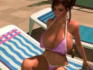 Animerade lesbiska med enorma bröst