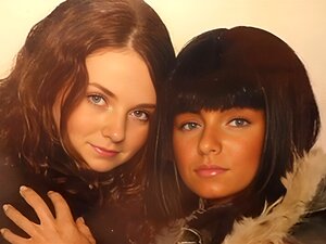 abspritzen auf Lena & Yulia 3