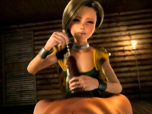 Rothaarige Hentai-Studentin lutscht große Schwänze und bekommt eine