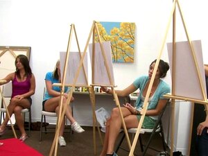 Cfnm-babes tegner nakne menn. Cfnm- babes tegner nakNE menn på