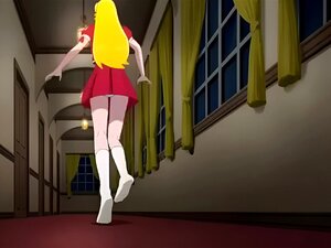 Anime-Mädchen Bondage-Kitzel