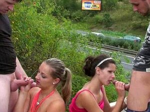 Riesentitten in einer ÖFFENTLICHEN Sexorgie Teil 3. Öffentlicher