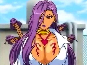 Anime bekommt Löcher von Tentakeln gebohrt. Anime bekommt enge