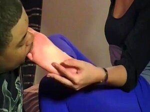 Domina Agreable Fußverehrung zwei