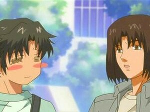 Hentai homo jongen wordt in zijn reet geneukt en gevuld met sperma