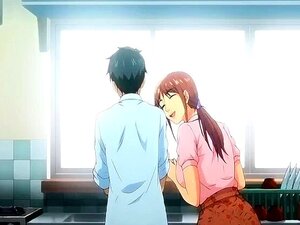 Hentai-Süße mit einem geilen Arsch gesteht ihre Liebe zu Schwänzen