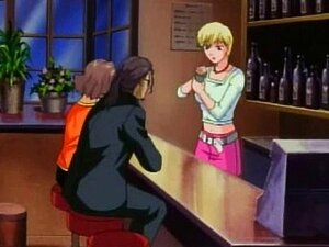 Anime-Lesben lecken und dildoen