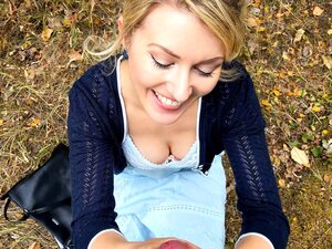 Milf Blowjob mit Cumshot deutschem Handjob