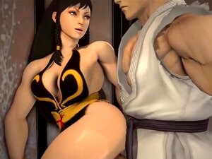 Die geile und freche Chun Li Muschi wird ordentlich durchgerammelt