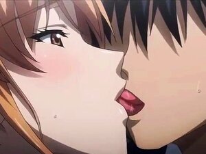Umwerfendes Hentai-Mädchen mit großen Titten ist bereit zu blasen