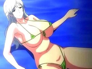 Anime Milf reibt Schwanz mit ihren Brüsten