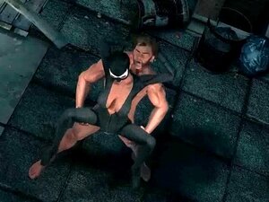 Wolverine en chaleur baise une femme chat