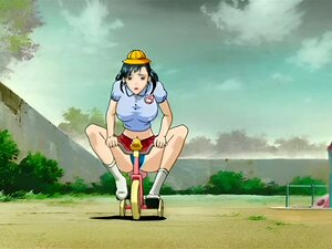 Erregende Anime-Lehrerin wird im Männerzimmer gefickt