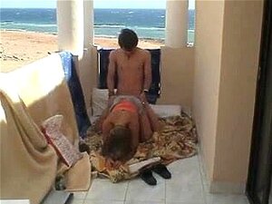 Ficken im Urlaub auf dem Balkon