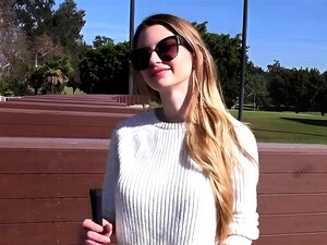 Grote tieten amateur buiten en creampie