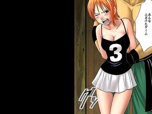 Immergiti in un incontro allettante con Nami e Robin, il duo più