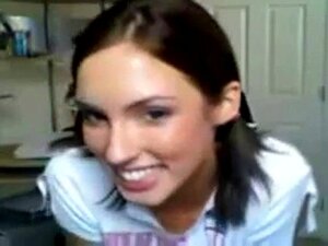 Kleine süße Webcam-Girl