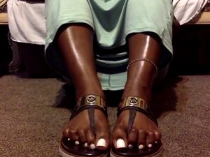 ASMR Black Foot Job